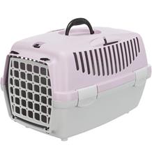 Transportní box CAPRI I, XS: 32x31x48cm (max. 6kg) - světle šedá/světlá lila 1ks