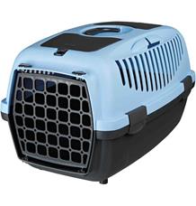 Transportní box CAPRI II, XS-S: 37x34x55cm (max. 8kg)  - světle šedá/modrá