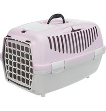 Transportní box CAPRI II, XS-S: 37x34x55cm (max. 8kg) - světle šedá/světlá lila 1 ks
