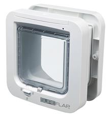 SureFlap 4-cestná dvířka na mikročip 21 x 21 cm - bílé