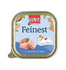 Vanička RINTI Feinest drůbež + losos 150 g Vanička RINTI Feinest drůbež + losos 150 g
