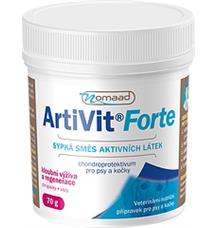 VITAR Veterinae ArtiVit Forte prášek 70 g - exp. 03/25 - poškozené víčko - 1 ks skladem VITAR Veterinae ArtiVit Forte prášek 70 g - exp. 03/25 - poškozené víčko - 1 ks skladem