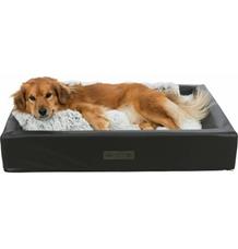 REMO Vital lůžko hranaté s okrajem, 90 x 70 cm, umělá kůže, černá REMO Vital lůžko hranaté s okrajem, 90 x 70 cm, umělá kůže, černá