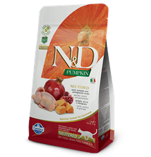 N&D GF Pumpkin CAT NEUTERED Quail & Pomegranate