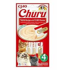 Churu Cat Tuna Recipe with Crab Flavor 4x14g Churu Cat Tuna Recipe with Crab Flavor 4x14g