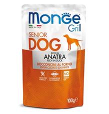 MONGE GRILL SENIOR kapsička kachní pro starší psy 100 g MONGE GRILL SENIOR kapsička kachní pro starší psy 100 g