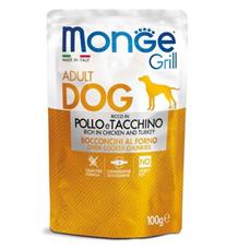 MONGE GRILL kapsička kuře a krůta pro psy 100 g MONGE GRILL kapsička kuře a krůta pro psy 100 g