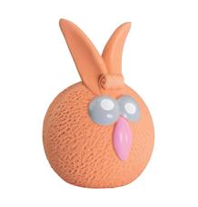 Oranžový míč zajíček se zvukem, latex, HipHop 1ks/5cm
