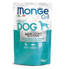 MONGE GRILL kapsička s treskou pro psy 100 g MONGE GRILL kapsička s treskou pro psy 100 g