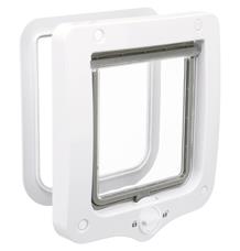 Průchozí dvířka pro kočku, 2-cestná, 20x22cm bílá Průchozí dvířka pro kočku, 2-cestná, 20x22cm bílá