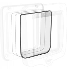 Tunelový díl pro průchozí dvířka bílá Tunelový díl pro průchozí dvířka bílá