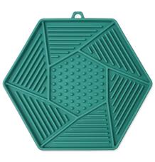 Podložka EPIC PET Lick & Snack lízací hexagon světle zelený 17 x 15cm