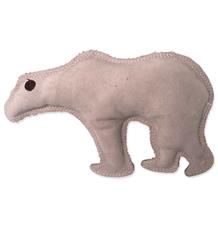 Hračka DOG FANTASY Dura-fused kůže a juta medvěd pískací 28cm Hračka DOG FANTASY Dura-fused kůže a juta medvěd pískací 28cm