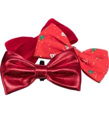 Vánoční motýlek na obojek 10cm, různé motivy Vánoční motýlek na obojek 10cm, různé motivy