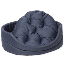 Pelech DOG FANTASY ovál s polštářem tmavě modrý 60cm Pelech DOG FANTASY ovál s polštářem tmavě modrý 60cm
