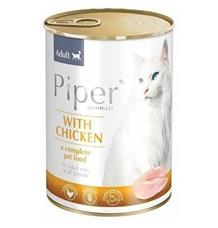 PIPER CAT konzerva pro kočky, s kuřecím masem 400g