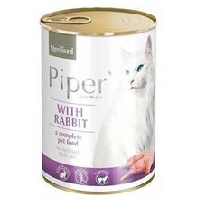 PIPER CAT konzerva pro sterilizované kočky, s kálíkem