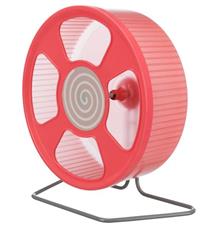 Tréninkové kolo pro křečka velké, plastové, kov. stojan 28 cm - mix barev Tréninkové kolo pro křečka velké, plastové, kov. stojan 28 cm - mix barev