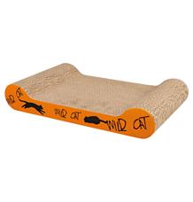 WILD CAT škrábací karton 41x7x24 cm oranžový