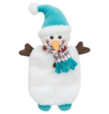 Xmas SNOWMAN, vánoční sněhulák, plyš bez výplně 31 cm