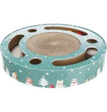 Xmas drum - vánoční škrabací buben s hračkou, ø 33 × 5,5 cm 1 ks