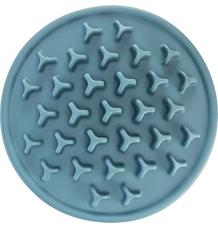 Protihltací talíř Slow feeding PILLARS, k pomalému krmení, TPE, ø 35 cm, modrá
