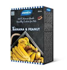 SMOOKIES Premium BANANA -  banánové sušenky 100% human grade, 