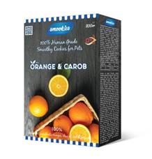 SMOOKIES Premium ORANGE - pomerančové sušenky 100% human grade, 