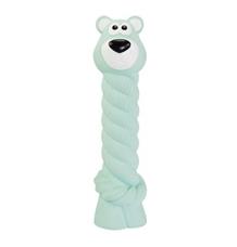 Medvídek s latexovým lanem a chroupacím zvukem , latex HipHop 15 cm