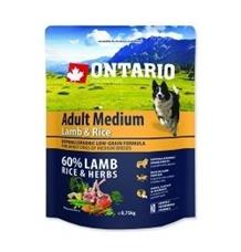 ONTARIO Adult Medium Lamb & Rice 2,25 kg ONTARIO Adult Medium Lamb & Rice 2,25 kg