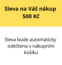 Sleva z objednávky 500 Kč