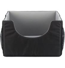 Autosedačka 45 x 28 x 40 cm, černá/šedá Autosedačka 45 x 28 x 40 cm, černá/šedá