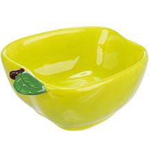 Keramická miska JABLKO (morče,králík), 180 ml/ 12 x 11 cm, zelená