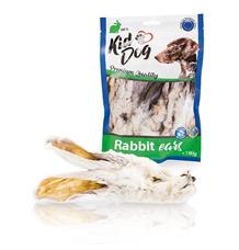 KIDDOG králičí uši se srstí 180 g KIDDOG králičí uši se srstí 180 g