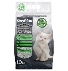 KITTYMAX hrudkující, bezprašný bílý bentonit ALOE VERA   10l
