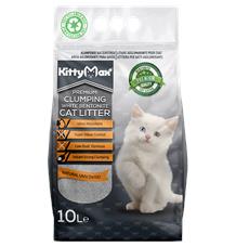 KITTYMAX hrudkující, bezprašný bílý bentonit 10l