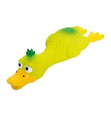 Oškubaná kachna s čupřinou, ležící, se zvukem, zelená, HipHop 18 cm