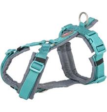Premium trekingový postroj - aqua/grafit XL: 80-97 cm/ 25 mm
