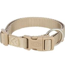 Nylonový obojek PREMIUM, písková XXS-XS:15-25cm/10mm