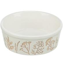 Keramická miska s texturovaným motivem 0,7 l/ø 16 cm, bílá/šedobéžová Keramická miska s texturovaným motivem 0,7 l/ø 16 cm, bílá/šedobéžová