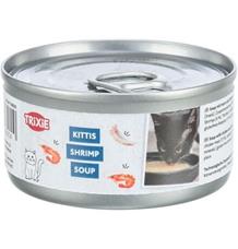 Shrimp Soup krevety & kuře - tekutý pamlsek pro kočky BAL 4 x 80 g