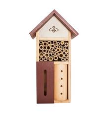 PetBuddy domeček se včelkou, hotel pro hmyz, 13 x 8.5 x 26 cm, borové dřevo