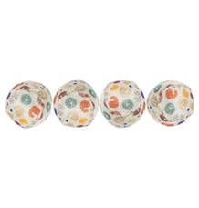 Míčky leopardí motiv  4 cm/ 4ks