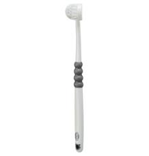 Tříhlavý zubní kartáček pro psy/kočky, 18 cm, bílá/šedá