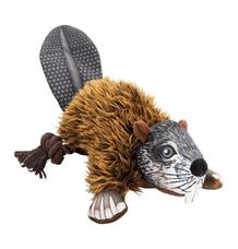 Bobr na laně 39 cm, plyšová hračka pro psy, HIPHOP DOG 1 ks Bobr na laně 39 cm, plyšová hračka pro psy, HIPHOP DOG 1 ks