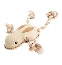 Žába na laně 33 cm, robustní jutová hračka pro psy, HIPHOP DOG, přírodní 1 ks Žába na laně 33 cm, robustní jutová hračka pro psy, HIPHOP DOG, přírodní 1 ks