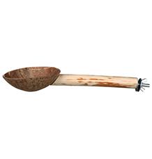 Dřevěné bidýlko s kokosovou miskou 25cm/18mm 1 ks
