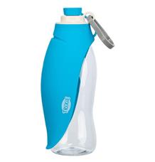 Lahev na vodu se sklopnou silikonovou miskou, 0.55 l, plast/silikon