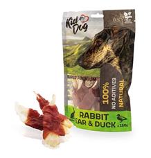 KIDDOG SUPER PREMIUM 100% kachní prsa na králičím uchu 