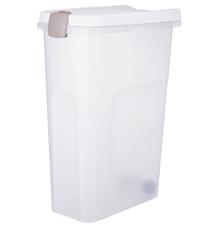Barel, vzduchotěsný zásobník 40 l/27 × 61 × 45 cm, transparentní/bílá